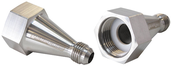 Nitrous Bottle Adapter with Filter -6AN   Supplied with 150 Micron Filter
