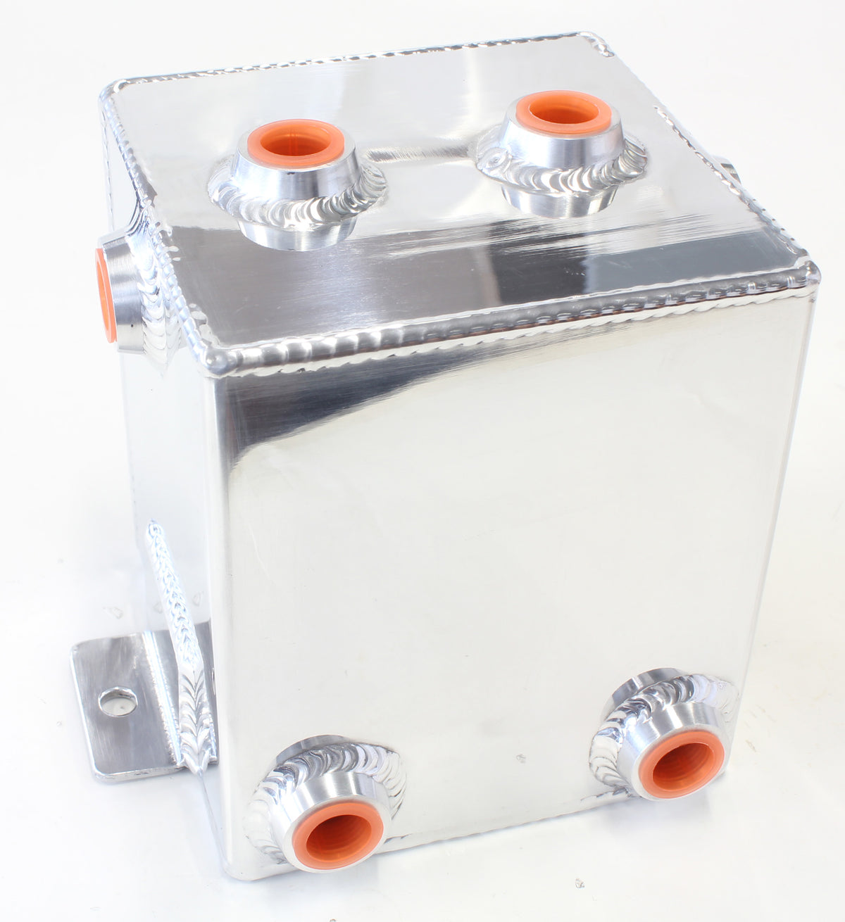 2.2 Liter Universal Fabricated Alloy Tank - Polished Finish  5" Length x 5" Width x 6" Height