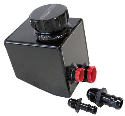 Fabricated Aluminium Power Steering Reservoir - Black Finish   Suit Holden Commodore VT-VE (Most V6 and all LS V8)