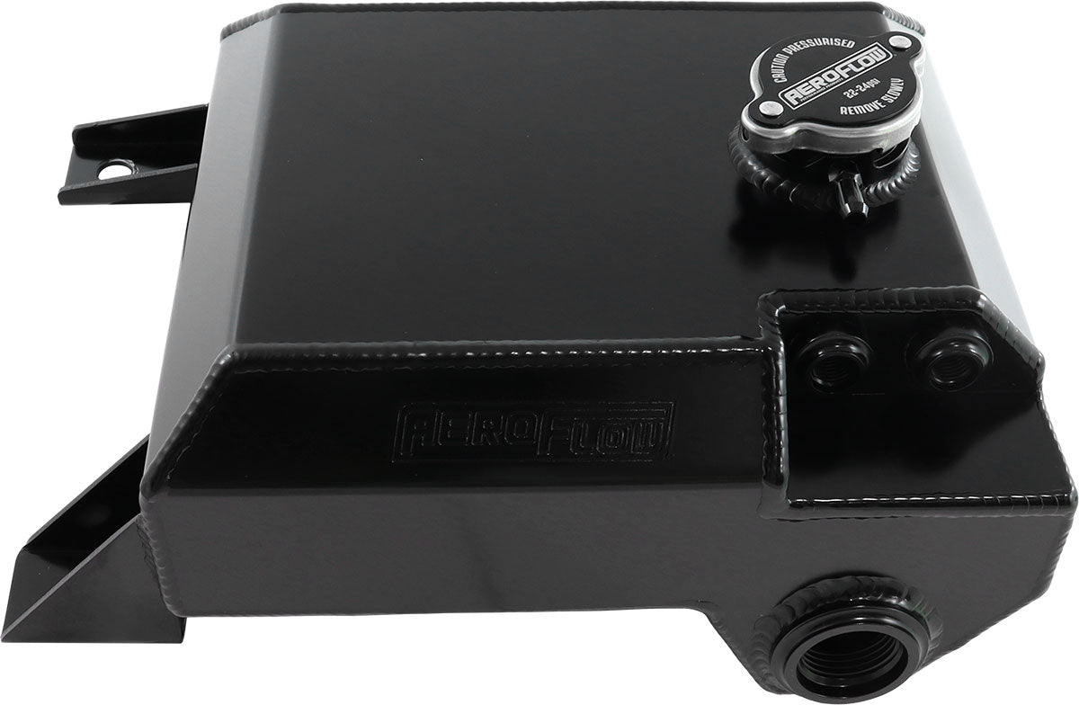 Fabricated Radiator Overflow Tank - Black  Suit Ford Falcon BA-BF & FG