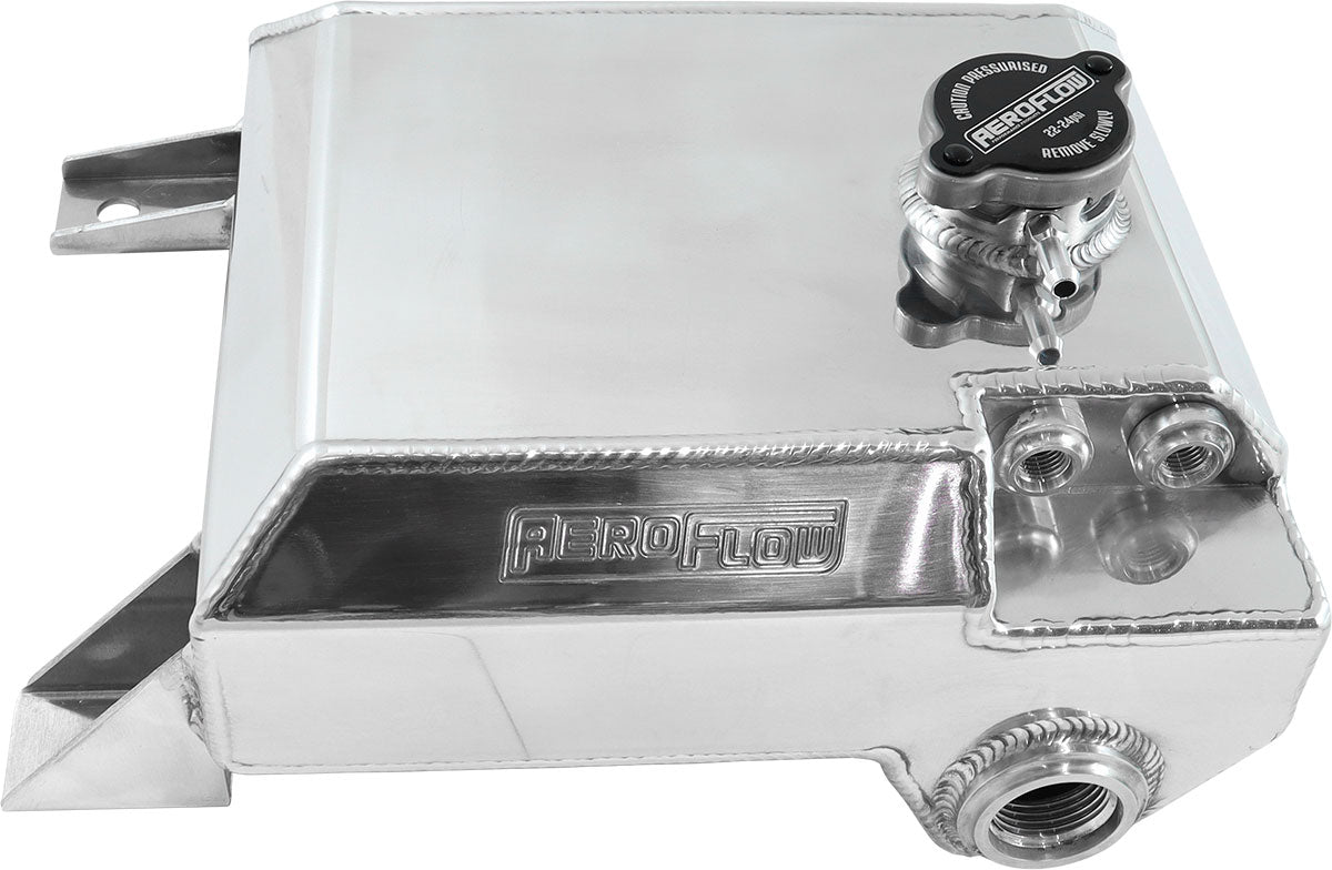 Fabricated Radiator Overflow Tank - Polished    Suit Ford Falcon BA-BF & FG