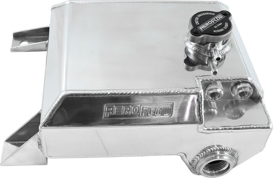 Fabricated Radiator Overflow Tank - Polished    Suit Ford Falcon BA-BF & FG