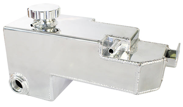 Fabricated Radiator Overflow Tank - Polished    Suit Holden Commodore VX and VY models fitted with LS