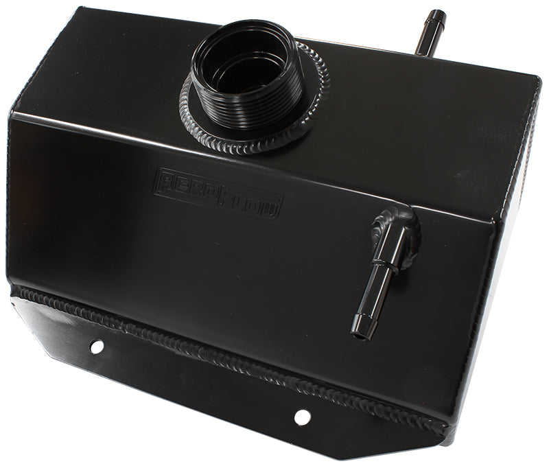 Fabricated Radiator Overflow Tank - Black   Suit Ford Mustang 2015-20