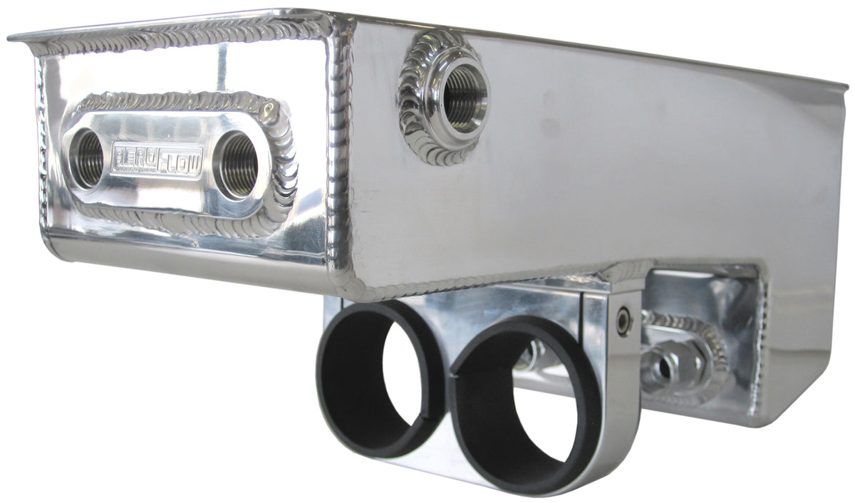 Dual EFI Pump Under-Car Surge Tank    Polished Finish.