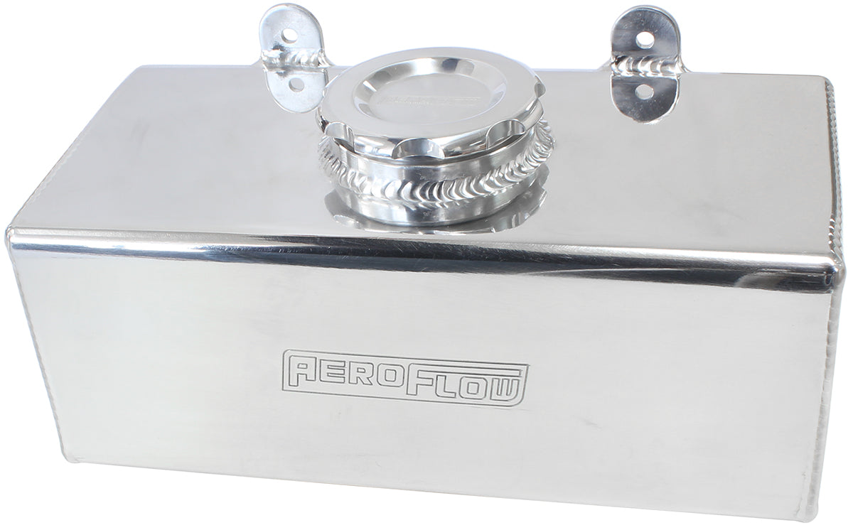 Fabricated Alloy Washer Tank with Motor & Low Profile Cap   Suit Holden HD-HZ, Torana LC-UC, Polished Finish