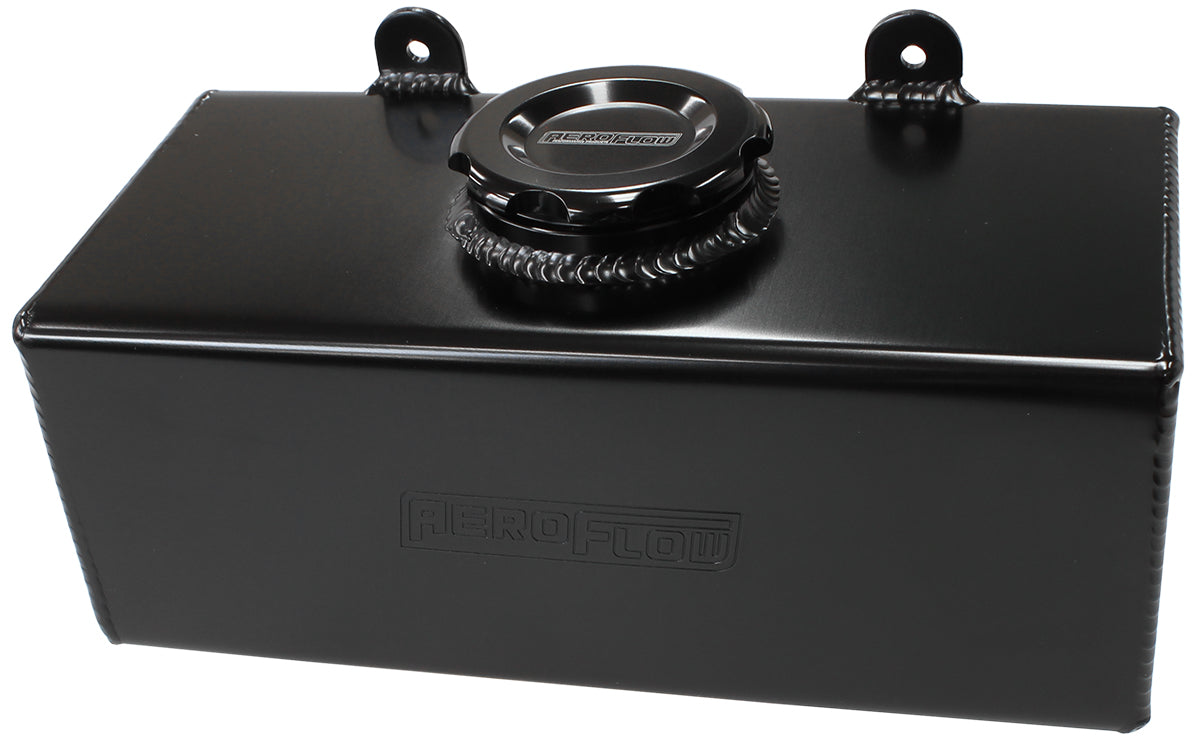 Fabricated Alloy Washer Tank with Motor & Low Profile Cap   Suit Holden HD-HZ, Torana LC-UC, Black Finish