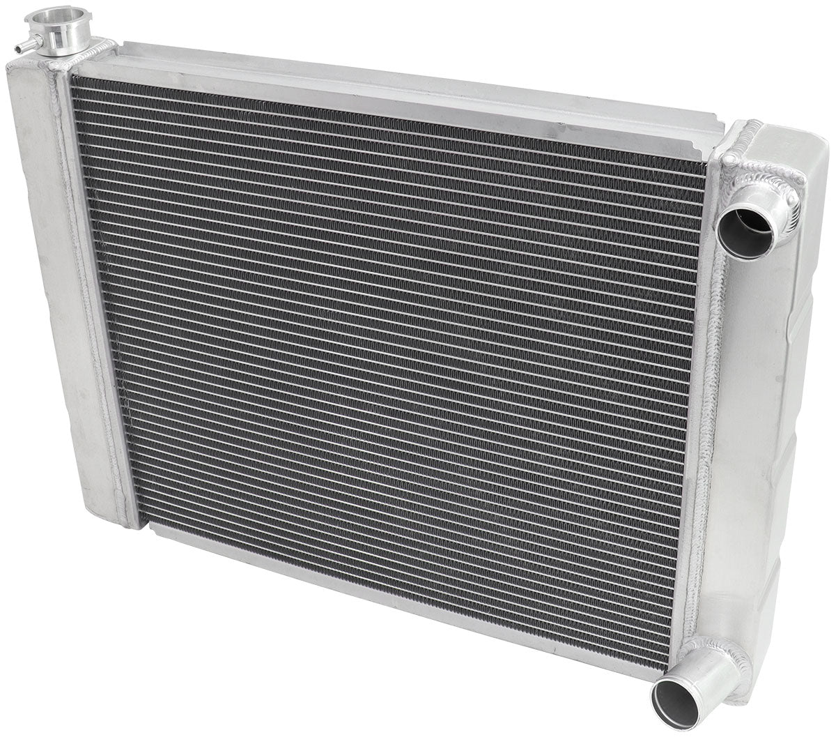 Universal Ford Aluminium Radiator, Dual Pass,26" x 19" x 3"    Core Dimensions 20.75" x 19" x 2.25"