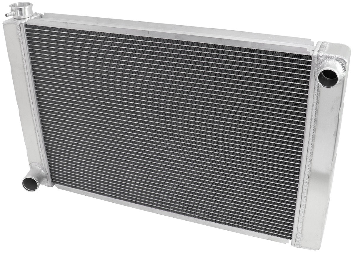 Universal Ford Aluminium Radiator, Single Pass, 31" x 19" x 3"    Core Dimensions 22.25" x 19" x 2.25"