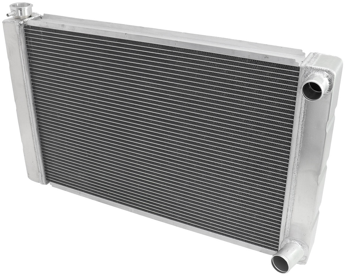 Universal Ford Aluminium Radiator, Dual Pass,31" x 19" x 3"    Core Dimensions 22.25" x 19" x 2.25"