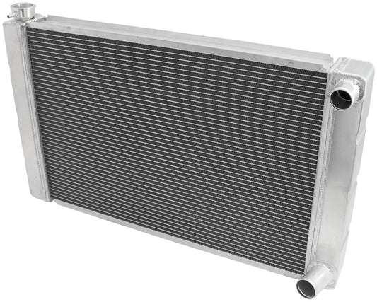 Universal Ford Aluminium Radiator, Dual Pass,31" x 19" x 3"    Core Dimensions 22.25" x 19" x 2.25"