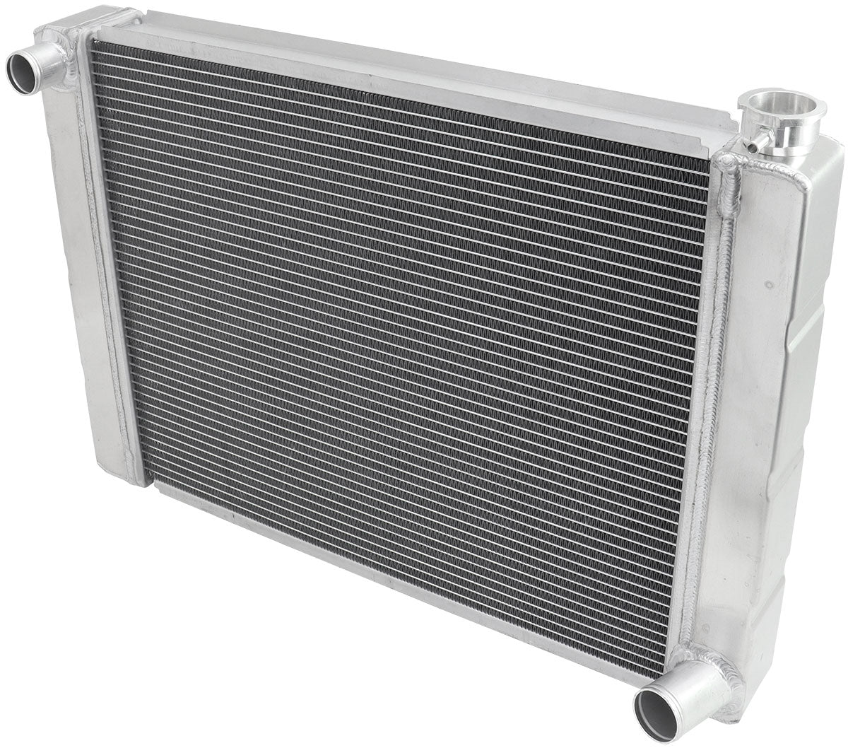 Universal GM AluminiumRadiator, Single Pass, 27" x 19" x 3"    Core Dimensions 19.75" x 19" x 2.25"