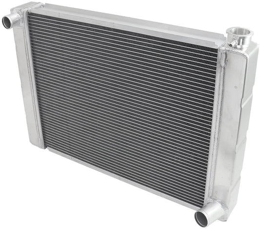 Universal GM AluminiumRadiator, Single Pass, 27" x 19" x 3"    Core Dimensions 19.75" x 19" x 2.25"