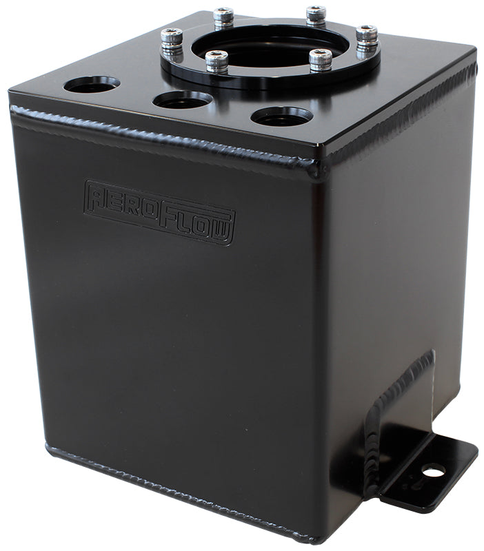 Single EFI Pump Surge Tank - Black   Use With AF49-1014 Fuel Pump