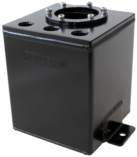 Single EFI Pump Surge Tank - Black   Use With AF49-1014 Fuel Pump