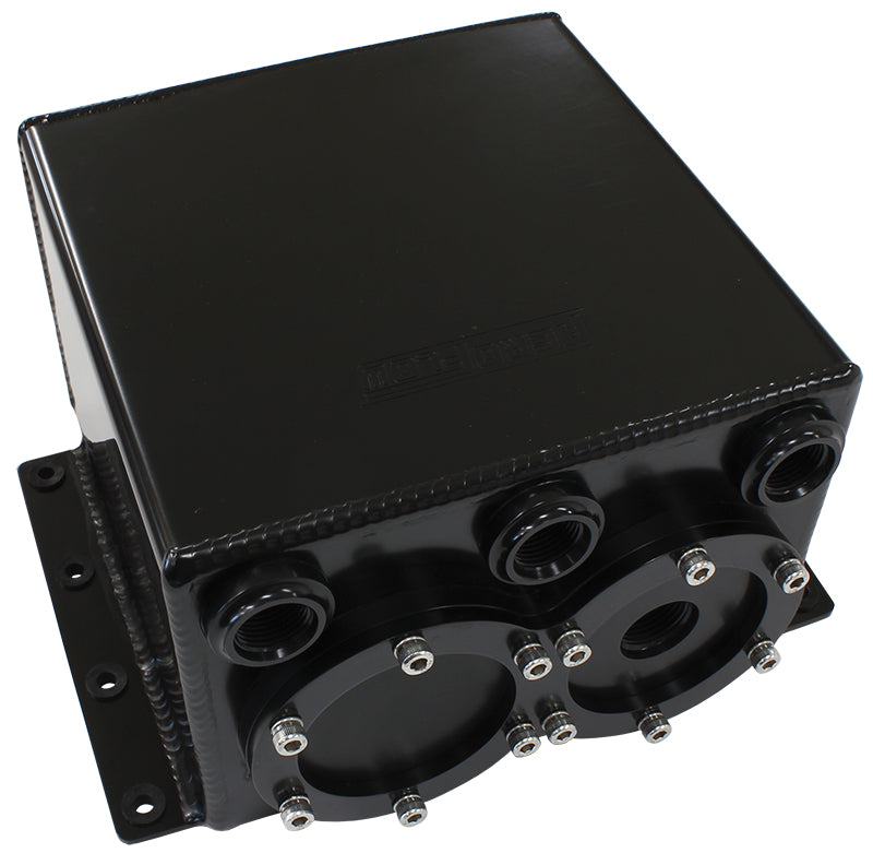 Dual EFI Pump Surge Tank - Black   3.8 Litre, Use With AF49-1014 Fuel Pump