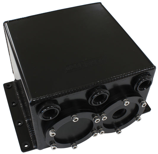 Dual EFI Pump Surge Tank - Black   3.8 Litre, Use With AF49-1014 Fuel Pump