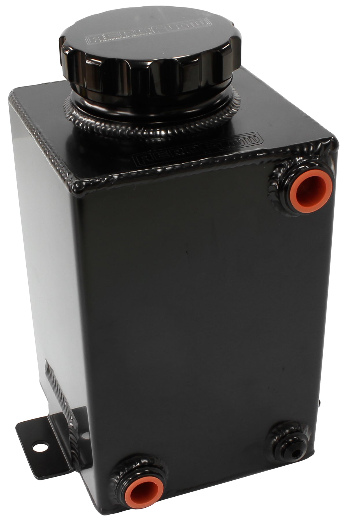 Fuel Cooler Tank - Black  -8 ORB Inlet/Outlet With 3" Cap