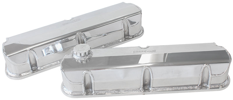 Ford Windsor 289-351 Fabricated Billet Valve Covers  Polished Finish. Sold as a Pair
