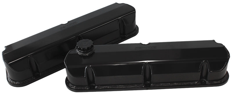 Ford Windsor 289-351 Fabricated Billet Valve Covers  Black Finish. Sold as a Pair
