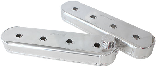 GM LS Series Fabricated Billet Valve Covers  Polished Finish. Sold as a Pair
