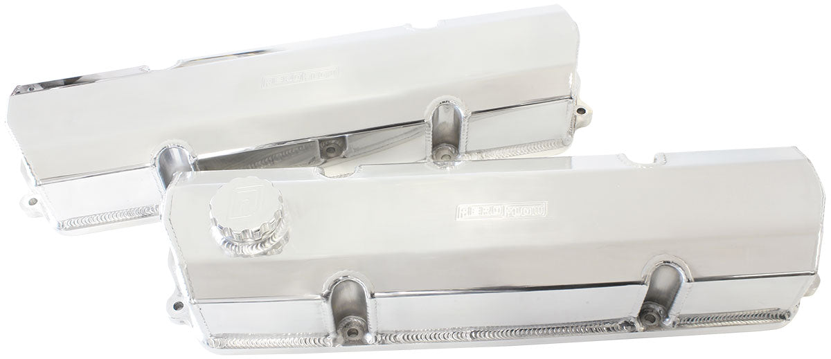Early V8 Holden SeriesFabricated Billet Valve Covers  Polished Finish. Sold as a Pair