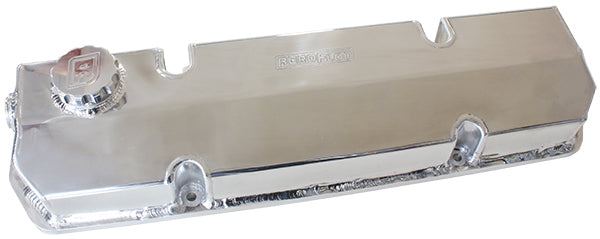 Late V8 Holden Series Fabricated Billet Valve Covers  Polished Finish. Sold as a Pair