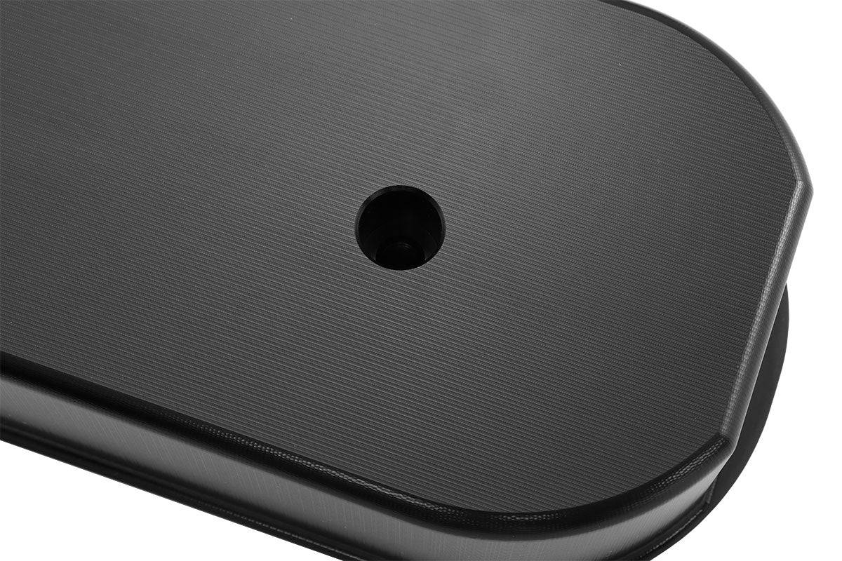 Aeroflow GM LS Billet Valve Cover Set, Black Finish with Aeroflow Logo   Suit GM LS Series Engines. No Coil Mounts