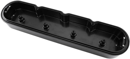 Aeroflow GM LS Billet Valve Cover Set, Black Finish with Aeroflow Logo   Suit GM LS Series Engines. No Coil Mounts