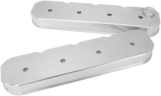 Aeroflow GM LS Billet Valve Cover Set, Raw Finish with No Logo   Suit GM LS Series Engines. No Coil Mounts