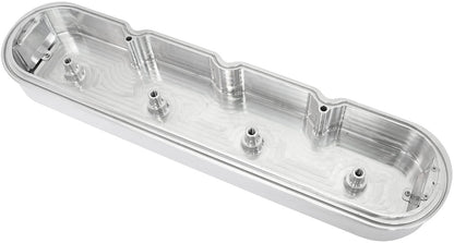Aeroflow GM LS Billet Valve Cover Set, Raw Finish with No Logo   Suit GM LS Series Engines. No Coil Mounts