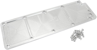 Aeroflow GM LS3 Billet Valley Plate, Raw Finish   Suit GM LS3 Series Engines with DOD delete