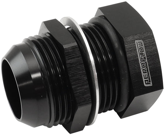 Bolt In Breather Bulkhead -16  Black Finish