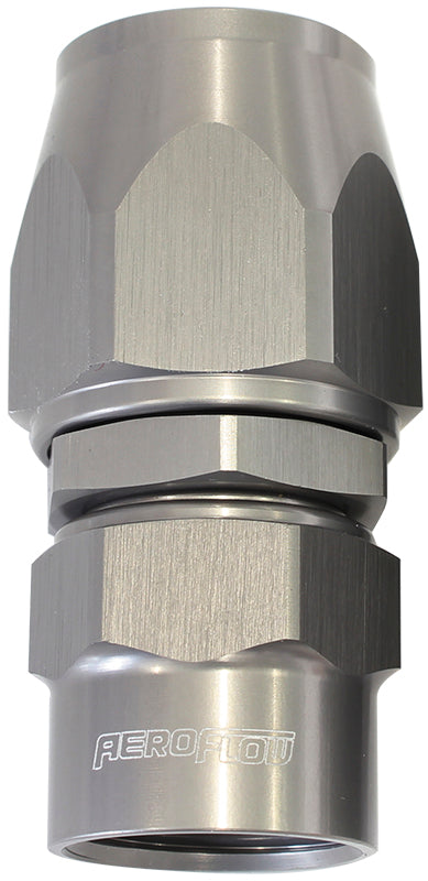 Kryptalon® Series Lightweight One Piece Swivel Straight Hose End -8AN   Titanium Finish. Suits Kryptalon® Series Hose