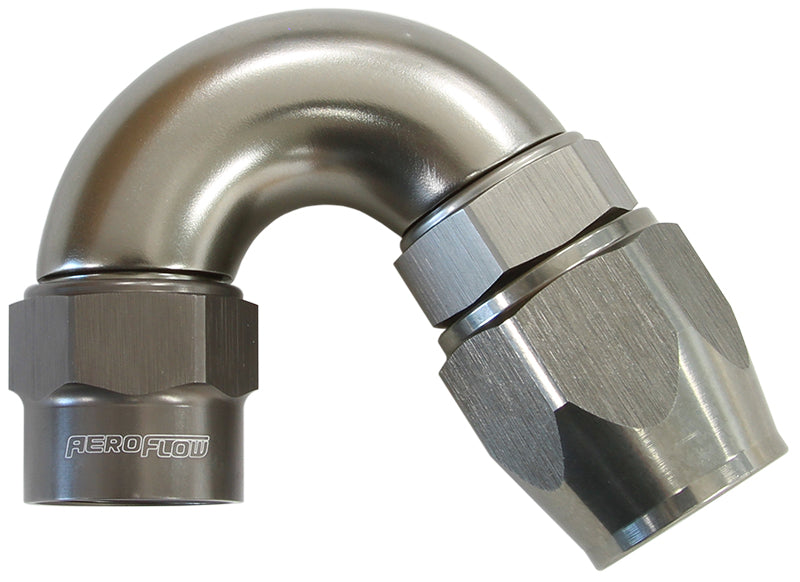 Kryptalon® Series Heavy Duty One Piece Swivel 150° Hose End -10AN   Titanium Finish. Suits Kryptalon® Series Hose