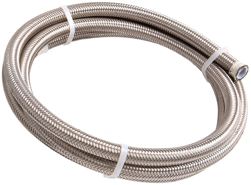 Aeroflow 800 Series Nylon Stainless Steel Braided Air Conditioning Hose, #10  3 Metre Length