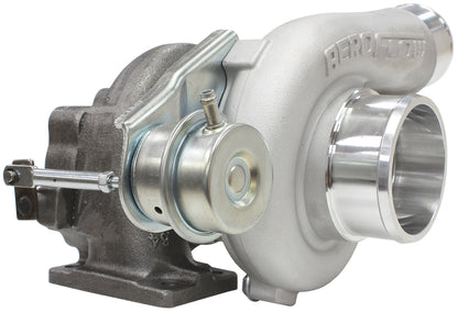 BOOSTED 4647 .64 Turbocharger 475HP, Natural Cast Finish   Internal Wastegate, T25 / T28 Inlet Flange, 5-Bolt Exhaust Flange