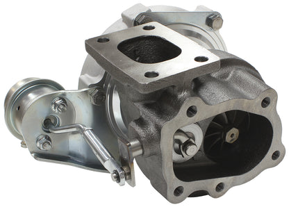 BOOSTED 4647 .64 Turbocharger 475HP, Natural Cast Finish   Internal Wastegate, T25 / T28 Inlet Flange, 5-Bolt Exhaust Flange