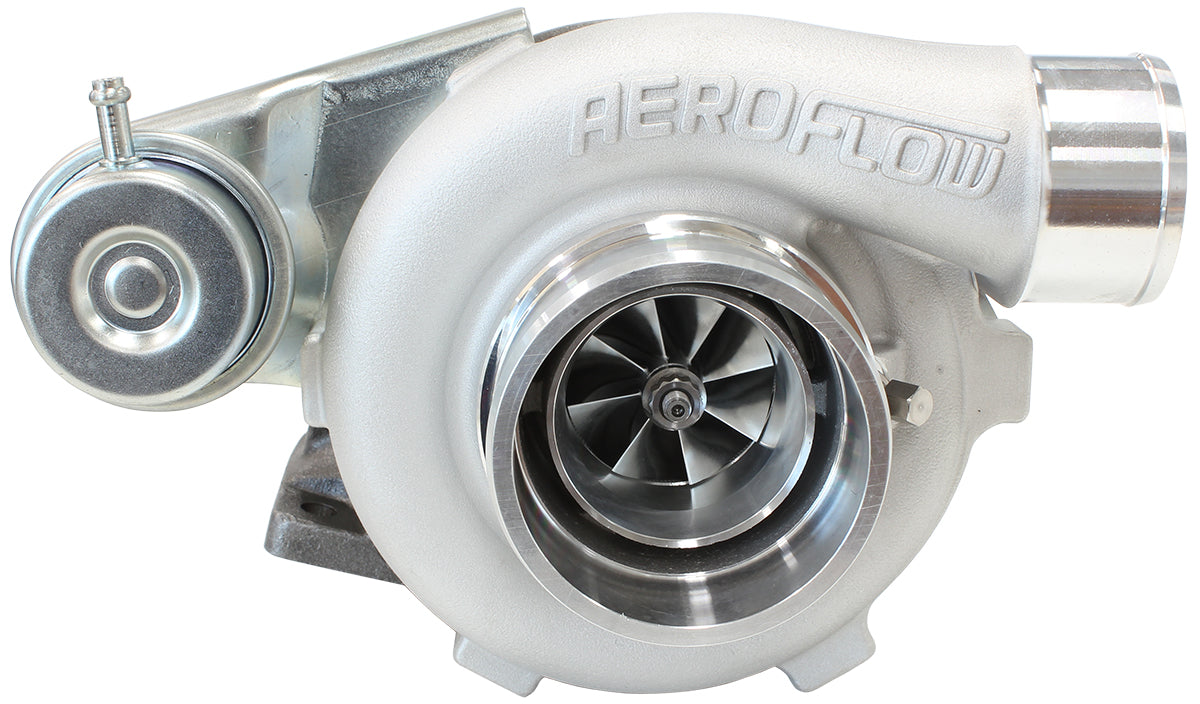 BOOSTED 4647 .86 Turbocharger 475HP, Natural Cast Finish   Internal Wastegate, T25 / T28 Inlet Flange, 5-Bolt Exhaust Flange
