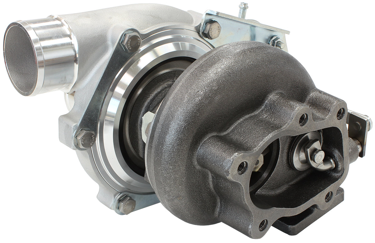 BOOSTED 4647 .86 Turbocharger 475HP, Natural Cast Finish   Internal Wastegate, T25 / T28 Inlet Flange, 5-Bolt Exhaust Flange