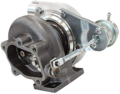 BOOSTED 4647 .86 Turbocharger 475HP, Natural Cast Finish   Internal Wastegate, T25 / T28 Inlet Flange, 5-Bolt Exhaust Flange