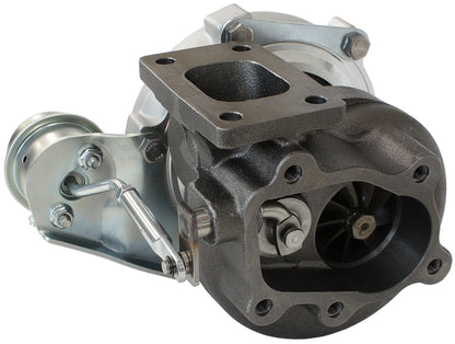 BOOSTED 4647 .86 Turbocharger 475HP, Natural Cast Finish   Internal Wastegate, T25 / T28 Inlet Flange, 5-Bolt Exhaust Flange