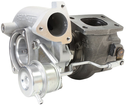 BOOSTED 4647 NISSAN .64 Turbocharger 440HP, Natural Cast Finish   Internal Wastegate, T25 / T28 Inlet Flange, 5-Bolt Exhaust Flange