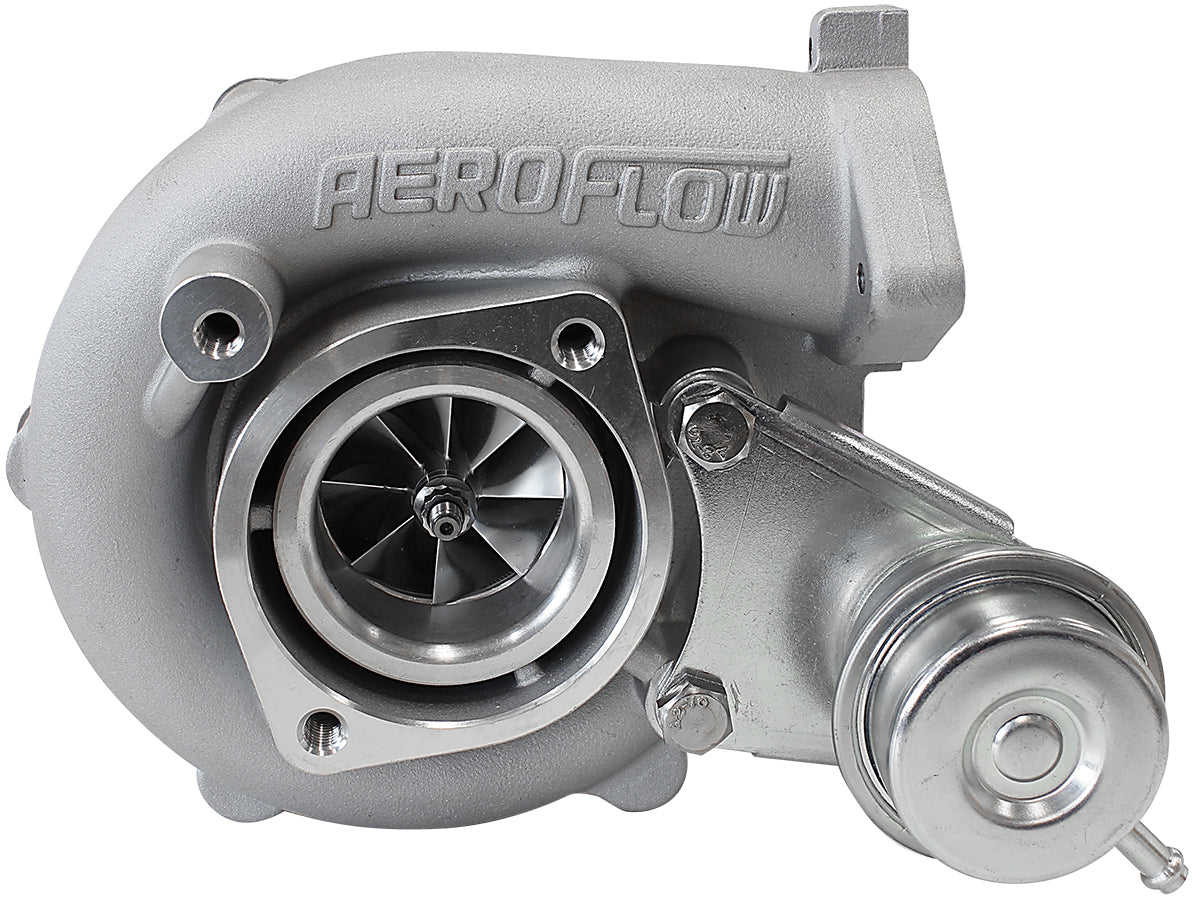 BOOSTED 4647 NISSAN .84 Turbocharger 440HP, Hi Temp Black Finish   Internal Wastegate, T25 / T28 Inlet Flange, 5-Bolt Exhaust Flange