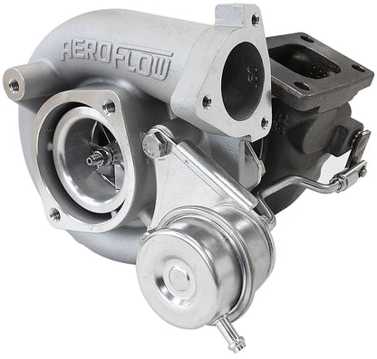 BOOSTED 4647 NISSAN .84 Turbocharger 440HP, Hi Temp Black Finish   Internal Wastegate, T25 / T28 Inlet Flange, 5-Bolt Exhaust Flange