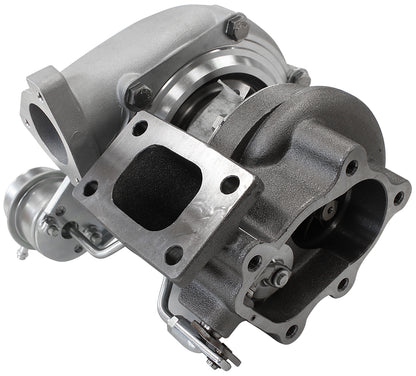 BOOSTED 4647 NISSAN .84 Turbocharger 440HP, Hi Temp Black Finish   Internal Wastegate, T25 / T28 Inlet Flange, 5-Bolt Exhaust Flange