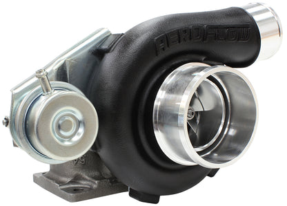 BOOSTED 5447 .64 Turbocharger 495HP, Hi Temp Black Finish   Internal Wastegate, T25 / T28 Inlet Flange, 5-Bolt Exhaust Flange