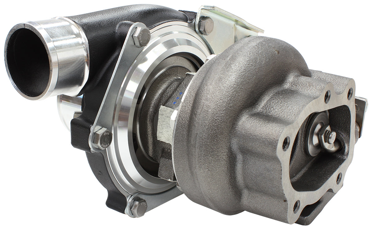 BOOSTED 5447 .64 Turbocharger 495HP, Hi Temp Black Finish   Internal Wastegate, T25 / T28 Inlet Flange, 5-Bolt Exhaust Flange