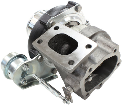 BOOSTED 5447 .64 Turbocharger 495HP, Hi Temp Black Finish   Internal Wastegate, T25 / T28 Inlet Flange, 5-Bolt Exhaust Flange