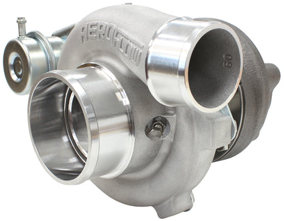 BOOSTED 5447 .64 Turbocharger 495HP, Natural Cast Finish   Internal Wastegate, T25 / T28 Inlet Flange, 5-Bolt Exhaust Flange